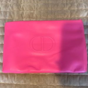 Christian Dior pink clutch